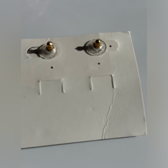 Autumn Amber Glass Pierced Earrings Premier Designs New old stock - Picture 3 of 3